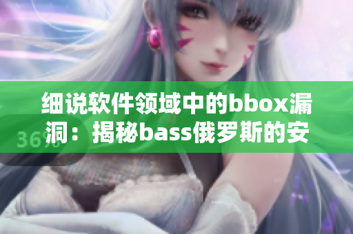細(xì)說軟件領(lǐng)域中的bbox漏洞：揭秘bass俄羅斯的安全挑戰(zhàn)