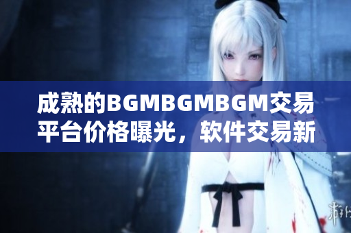 成熟的BGMBGMBGM交易平臺價格曝光，軟件交易新選擇助力程序員創(chuàng)業(yè)
