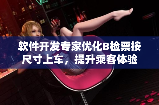 軟件開發(fā)專家優(yōu)化B檢票按尺寸上車，提升乘客體驗