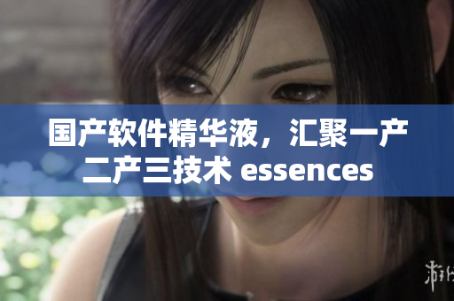 國產(chǎn)軟件精華液，匯聚一產(chǎn)二產(chǎn)三技術(shù) essences