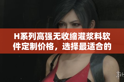 H系列高強(qiáng)無收縮灌漿料軟件定制價(jià)格，選擇最適合的解決方案