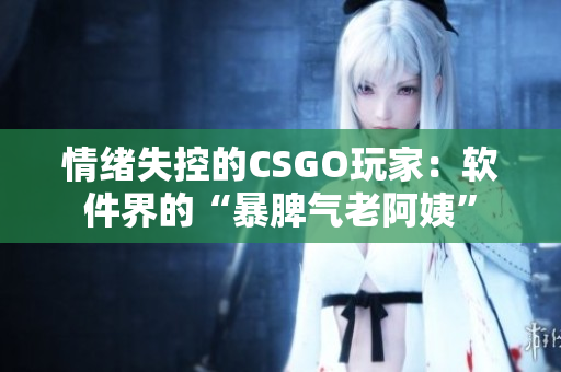 情緒失控的CSGO玩家：軟件界的“暴脾氣老阿姨”