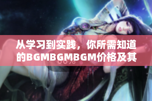 從學習到實踐，你所需知道的BGMBGMBGM價格及其軟件使用技巧