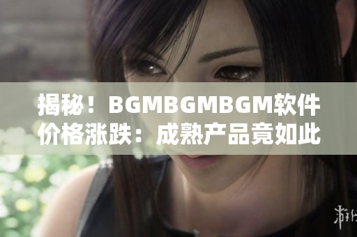 揭秘！BGMBGMBGM軟件價格漲跌：成熟產(chǎn)品竟如此多變！