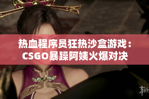 熱血程序員狂熱沙盒游戲：CSGO暴躁阿姨火爆對決
