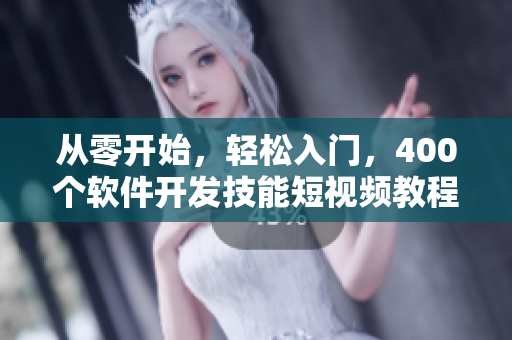 從零開始，輕松入門，400個軟件開發(fā)技能短視頻教程！