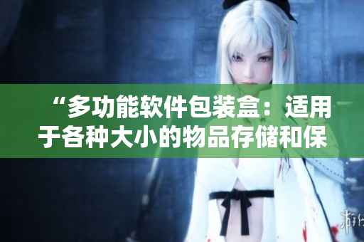 “多功能軟件包裝盒：適用于各種大小的物品存儲(chǔ)和保護(hù)”