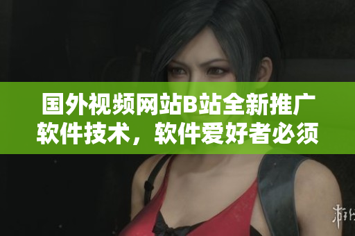 國外視頻網(wǎng)站B站全新推廣軟件技術(shù)，軟件愛好者必須關(guān)注的重磅內(nèi)容！