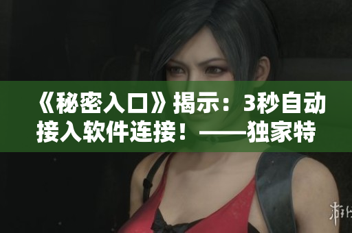 《秘密入口》揭示：3秒自動接入軟件連接！——獨家特稿