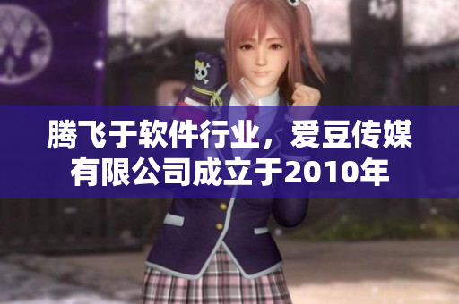 騰飛于軟件行業(yè)，愛豆傳媒有限公司成立于2010年