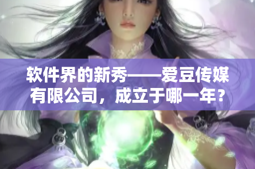 軟件界的新秀——愛(ài)豆傳媒有限公司，成立于哪一年？