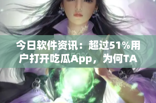 今日軟件資訊：超過51%用戶打開吃瓜App，為何TA如此受歡迎？