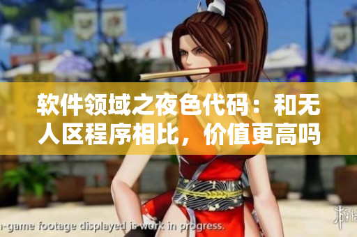 軟件領(lǐng)域之夜色代碼：和無人區(qū)程序相比，價值更高嗎？